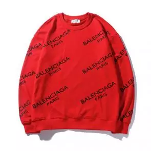 balenciaga hommes city sweatshirt col rond rouge